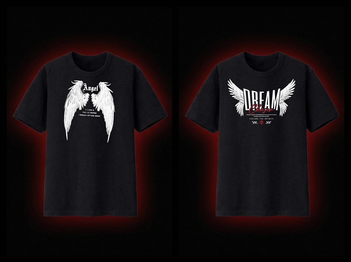 DREAM ANGEL Black Tee