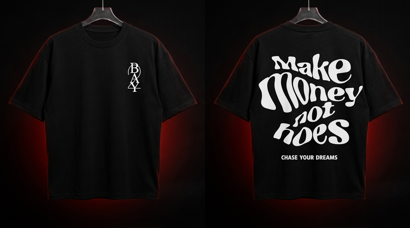 Make Money Black Tee