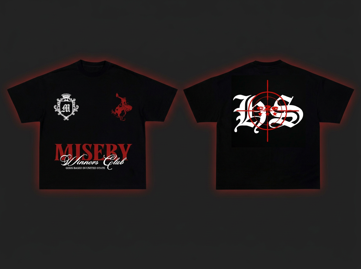 Misery Black Tee